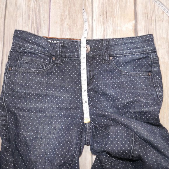 DKNY Soho Skinny Jeans Polka Dot Size 0 - Picture 6 of 8